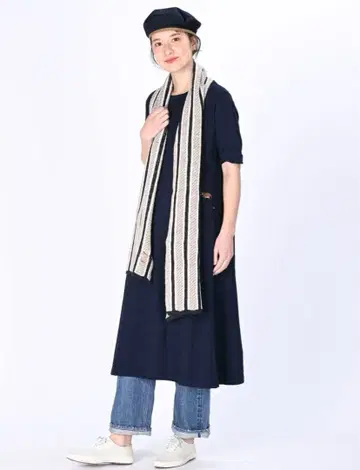 45R 더블 자카드 머플러 ( 다시 )