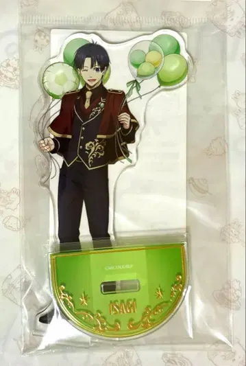 블루 록 이사기 요이치 금박 아크릴 스탠드 AGF 벌룬