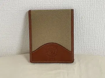 미사용! GHURKA X SHIPS 접이식 지갑 leather twill