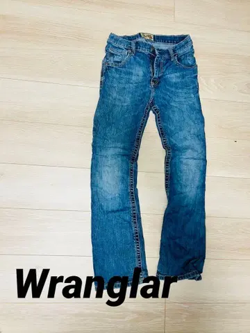 wranglar 20X 라이트 블루 데님 스트레이트