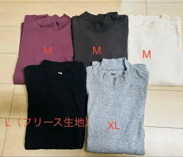 새상품 + 새상품급 UNIQLO 긴팔 5세트 M L XL