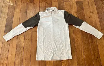 Calvin Klein 하프 지퍼 긴팔 셔츠 그레이