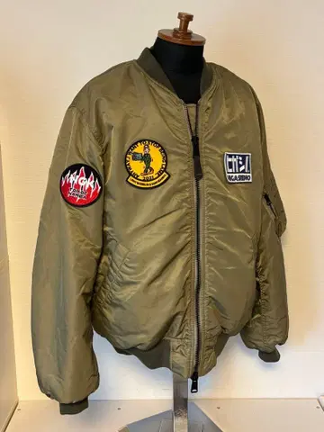 콜라보/토노 데님/저널 스탠다드/MA-1/한정판/자켓/별주/L