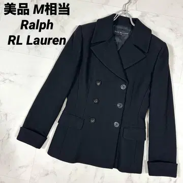 [ 새상품급 ] Ralph RL Lauren P코트 블랙 M상당