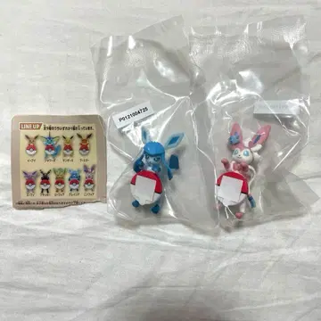 포켓몬 제일복권 F상 글레이시아 님피아 길거리 산책 챠라링 프렌즈