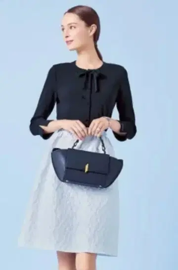 폭시 뉴욕 38 다크 네이비 블랙 긴팔 가디건