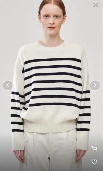 GALERIE VIE 파인 울 라이트 크루넥 풀오버