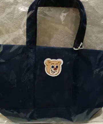 새상품 러브러리 바이 페이러 테디 걸 토트백 소 네이비