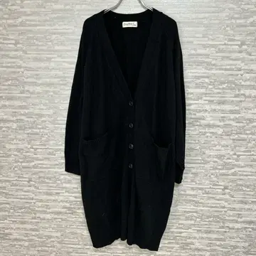 써니클라우드 롱 가디건 LL 사이즈 블랙 루즈핏