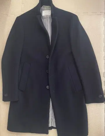 [ 에디피스 ] 네이비 체스터 코트