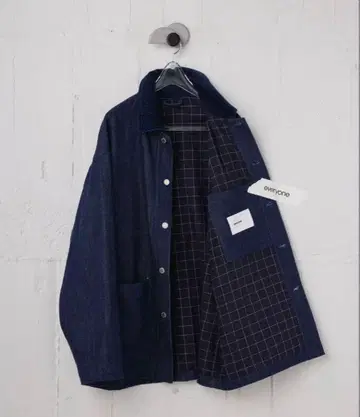 모두를 위한 소프트 데님 커버올 재킷 마에바시 L