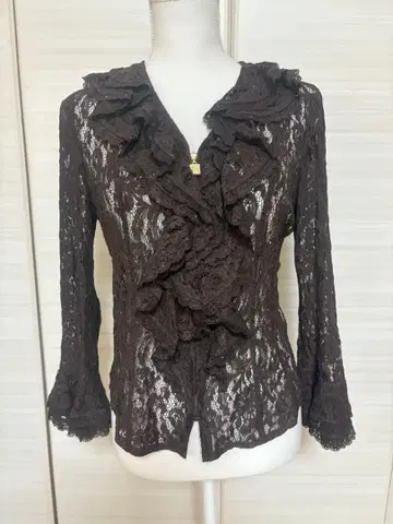 이타리야 집업 레이스 가디건