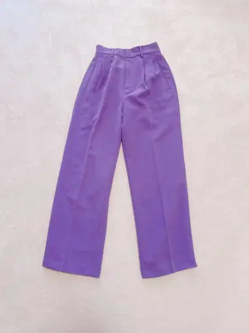 [컨디션 최상] 아메리빈티지 AMERI 퍼플 보라색 슬랙스 팬츠 S