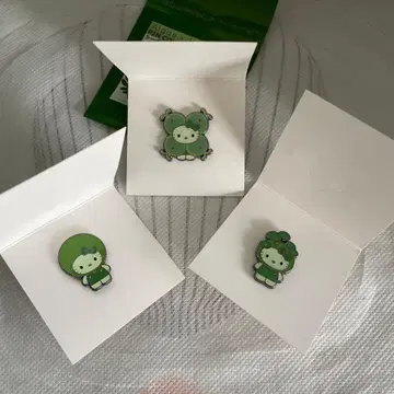 일본관 해조류 헬로키티 핀 배지 박람회 해조 키티 산리오