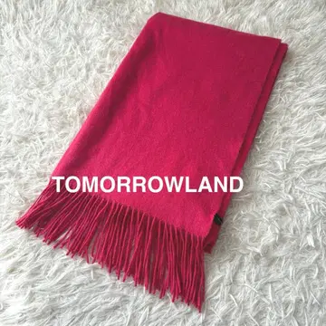 투모로우랜드 스톨 캐시미어 100% 핑크 대형