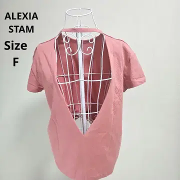 [ 택 포함 ALEXIASTAM ] 핑크 티셔츠 사이즈 F