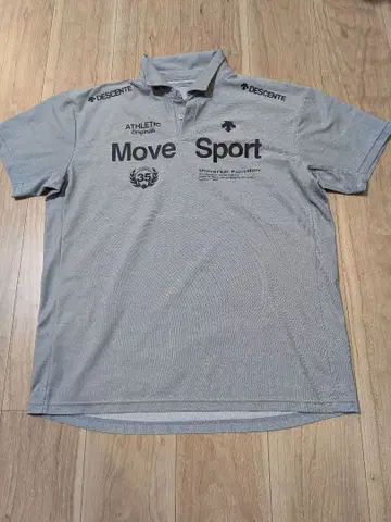DESCENTE Move Sport 피케 셔츠 XO 그레이