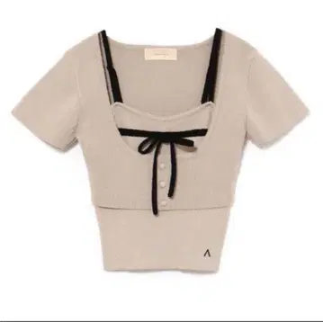 andmary Natalie 리본 세트 베이지