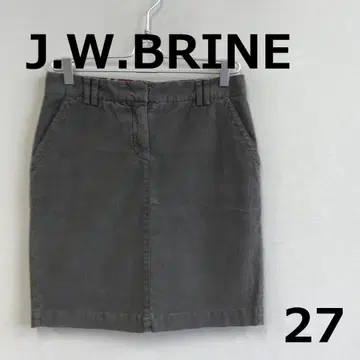 C1110A08 [ J.W.BRINE ] 코듀로이 타이트 스커트