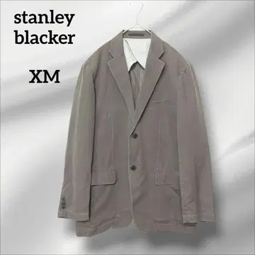 스탠리 브라커 코듀로이 테일러드 자켓 브라운 계열 얇은 소재 XM