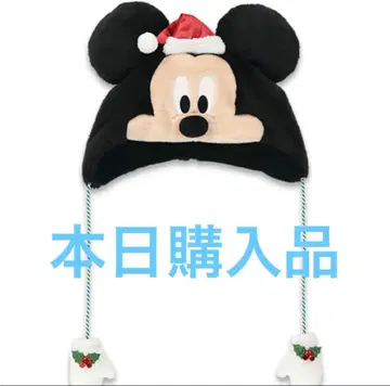 크리스마스 팬 캡 미키