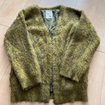 JEANASIS eL 올리브 그린 가디건 F 사이즈