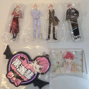 핑크와 하바네로 아크릴 스탠드 세트