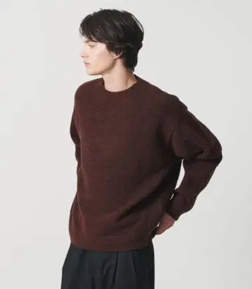 울 나일론 루프얀 크루넥