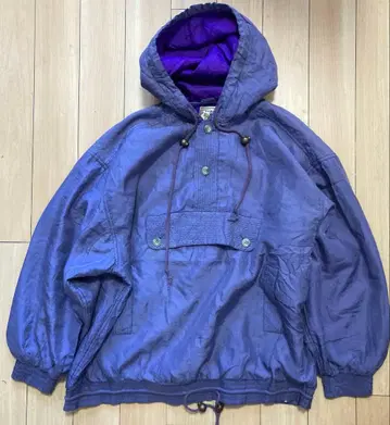 80s - 90s kriss kross 실크 아노락 후드티