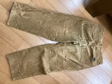 베이지 코듀로이 워크 팬츠