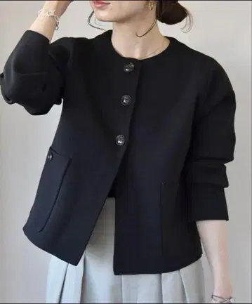 쉽스 quaranciel 카란시엘 노카라 자켓 가디건