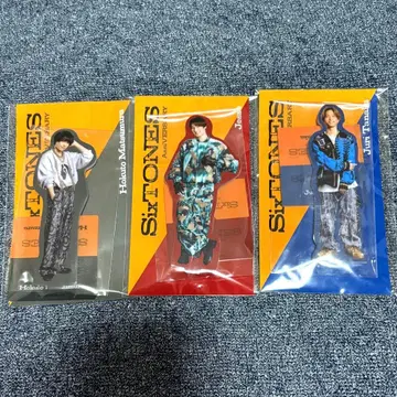 SixTONES 아크릴 스탠드 다나카 쥬리 마츠무라 호쿠토 제시