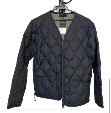 TAION 퀼팅 자켓 블랙 S