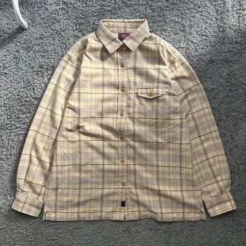 MIZUNO 아웃도어 체크 셔츠 플란넬 셔츠 아웃도어