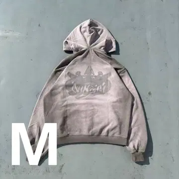 9090 motion king logo pigment zip hoodie