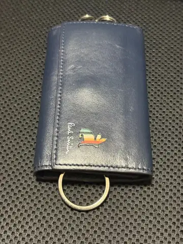 폴스미스 키케이스 가죽 네이비 열쇠 토끼 키케이스