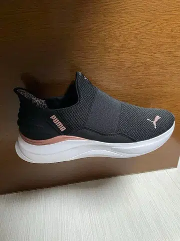 PUMA SoftRide 블랙 슬립온