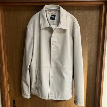 zara 페이크 가죽 자켓