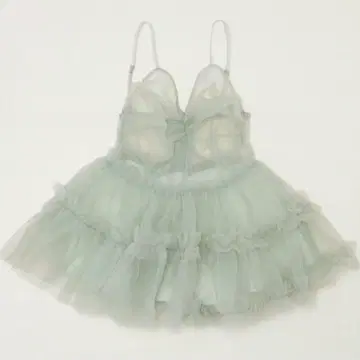 'Ballerina' fairy tulle peplum tops mint