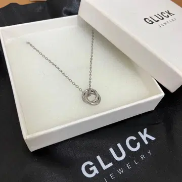 GLUCK 이중 반지 목걸이