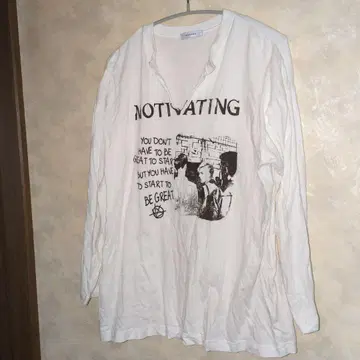 JEANASIS 지나시스 빈티지 프린트 롱 T