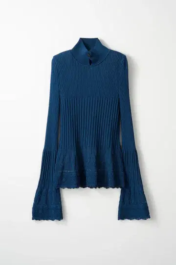 MURRAL Emerge flower 니트 탑 (블루)