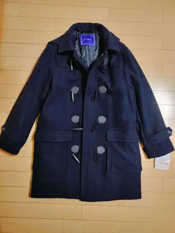 택 포함 미사용 새상품 더플 코트 학생