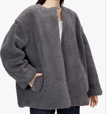 Mila Owen 노카라 스티치 디자인 보아 자켓