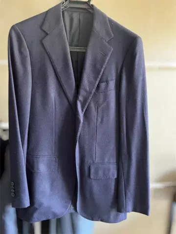 네이비 테일러드 자켓