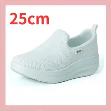 [ AOIREMON ] 여성용 슬립온 통굽 신장 UP 간호 워킹