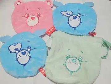케어베어 복슬복슬 페이스 복조리 & 복슬복슬 페이스 파우치 가챠가챠