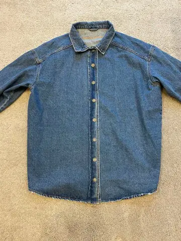 PICHI 오버 사이즈 데님 셔츠