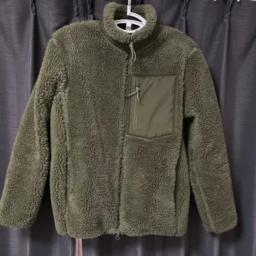 UNIQLO 올리브 플리스 자켓