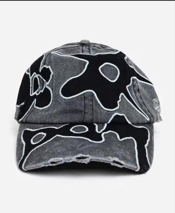 P.A.M. LOCKE DENIM APPLIQUE BASEBALL CAP